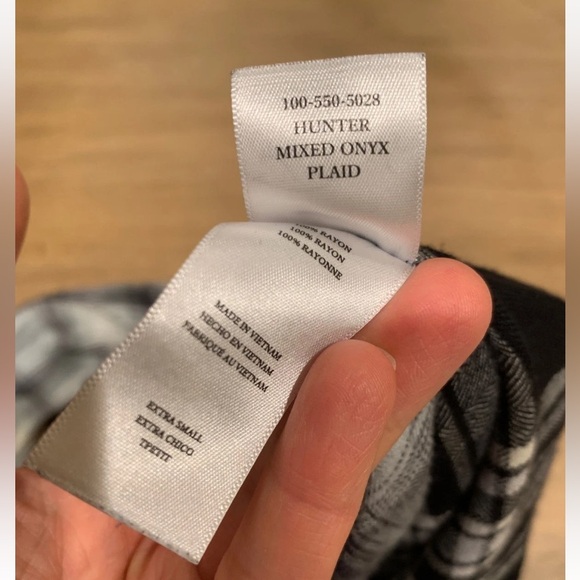 RAILS Hunter Mixed Onyx Plaid Size XS UNIQUE ! - Picture 10 of 10